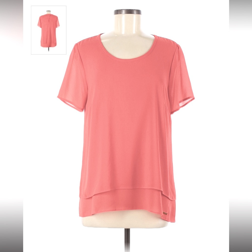 NWOT Michael Kors Coral Top